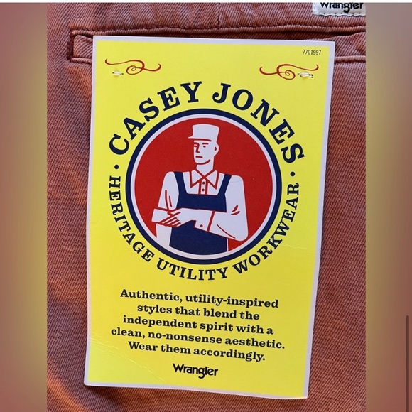 NEW with Tags Wrangler Casey Jones Heritage Utility Workwear - Picture 5 of 12